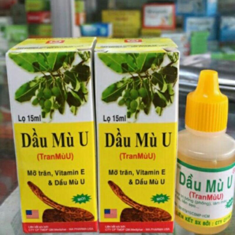 DẦU MÙ U _ TRĂN MÙ U (15ml)