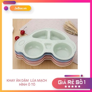 Khay ăn dặm  lúa mạch hình ô tô