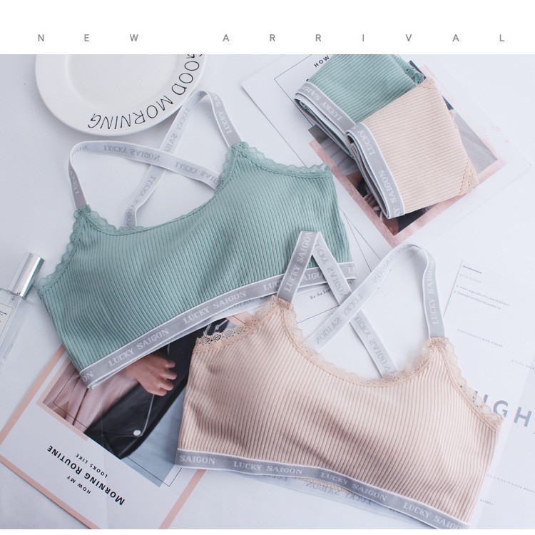 Bộ Lót Nữ Không Gọng Đệm Bàn Tay | BigBuy360 - bigbuy360.vn