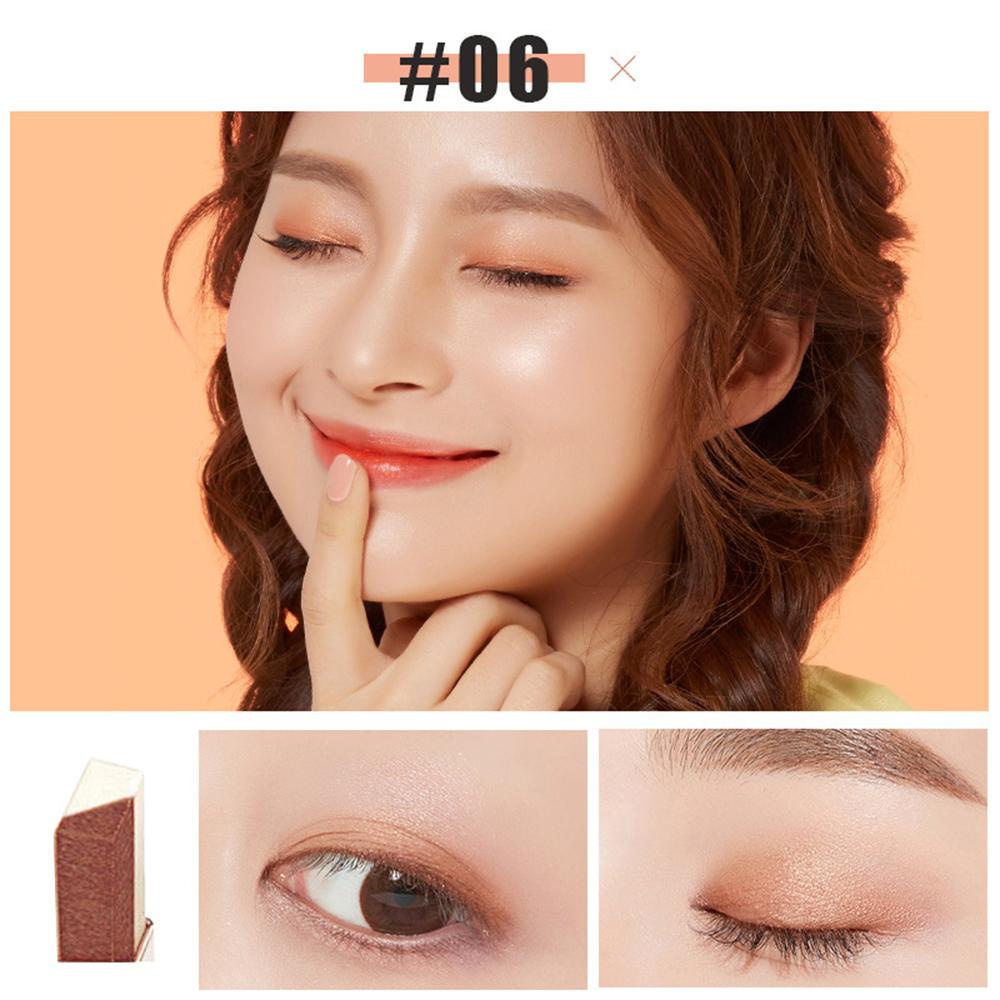 OCEANMAP Phấn Mắt Dạng Thỏi Hai Màu Sắc Gradient Chống Mồ Hôi Tiện Dụng