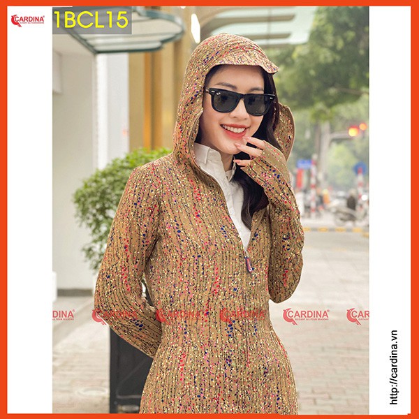 Áo Chống Nắng Nữ CARDINA Chất Vải Lanh Nhung Dáng Dài Liền Thân Mát Lạnh Cao Cấp Chính Hãng Hàng Hè 2021 | BigBuy360 - bigbuy360.vn