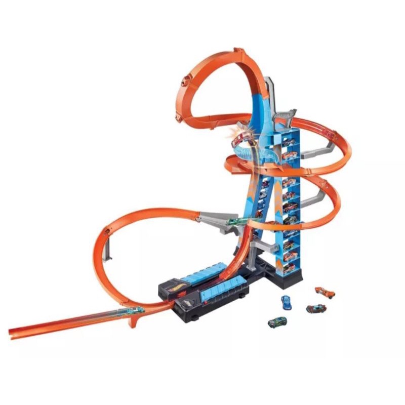 Bộ hot wheels sky crash tower track set