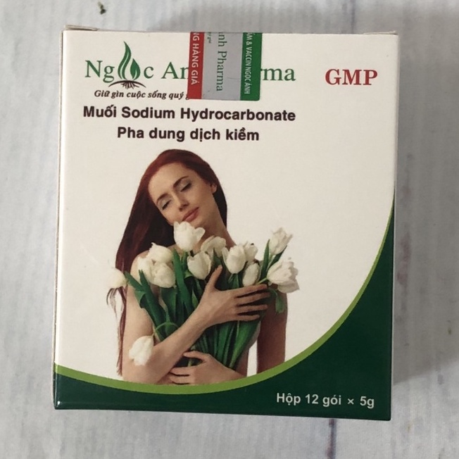 Muối Ngọc Ánh,Muối Sodium Hydrocarbonate 5g tạo môi trường kiềm bán lẻ