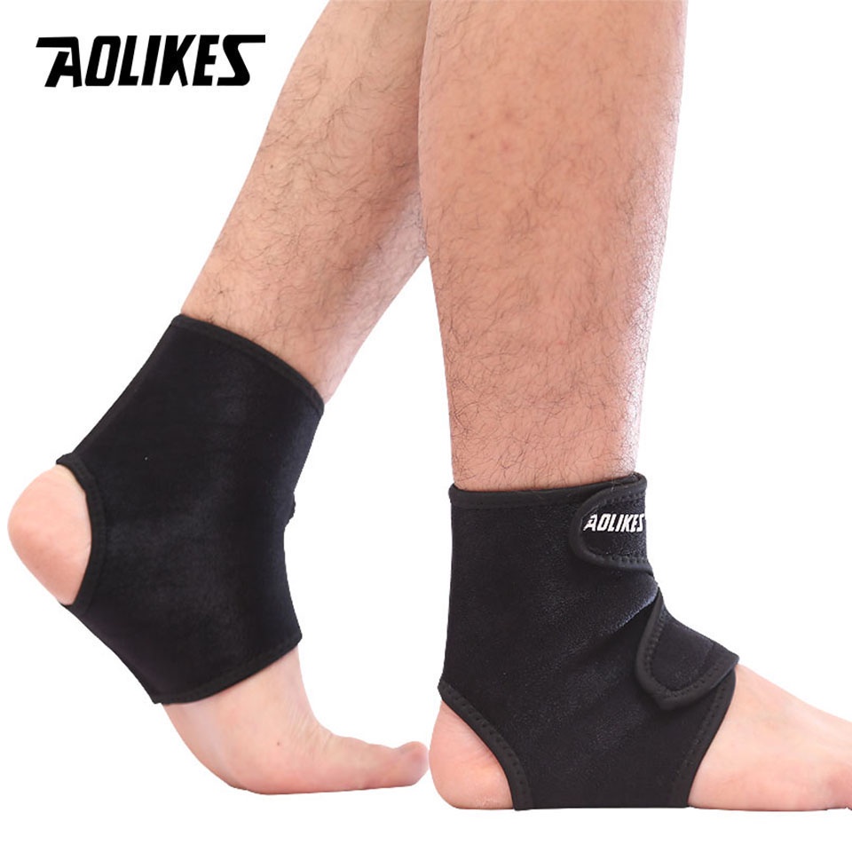 Aolikes 1 Cặp Đai Quấn Bảo Vệ Mắt Cá Chân Hỗ Trợ Chơi Thể Thao Tiện Dụng