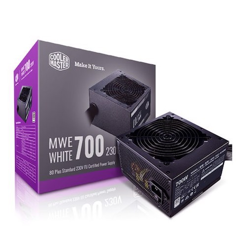 Nguồn PC COOLER MASTER MWE 700W/750W công suất thật chính hãng sơn tĩnh điện siêu mát siêu bền bảo hành 36 tháng 1 đổi 1