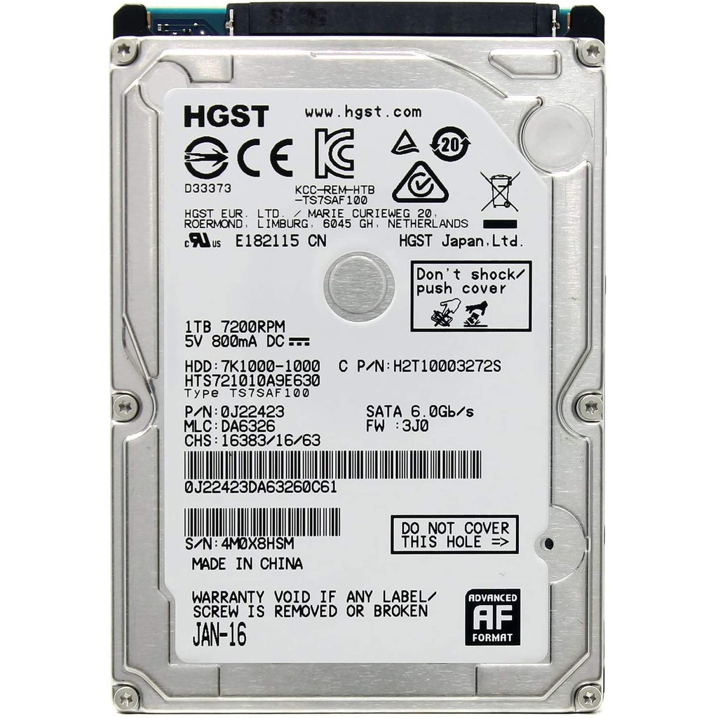 Ổ cứng MTXT Hitachi (HGST) 1Tb 7200rpm SATA3