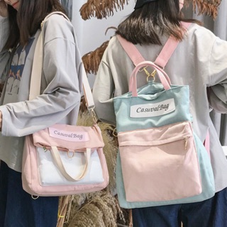balo túi xách ulzzang order balo vải túi đeo đa năng dáng hàn quốc KÈM ẢNH THẬT