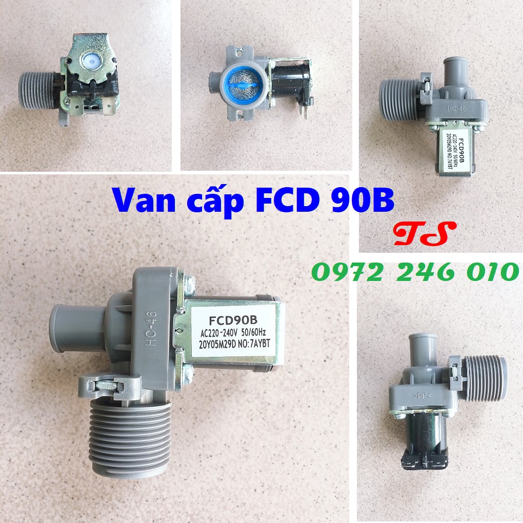 Van cấp nước máy giặt Sanyo [RẺ VÔ ĐỊCH] Van điện từ cấp nước máy giặt