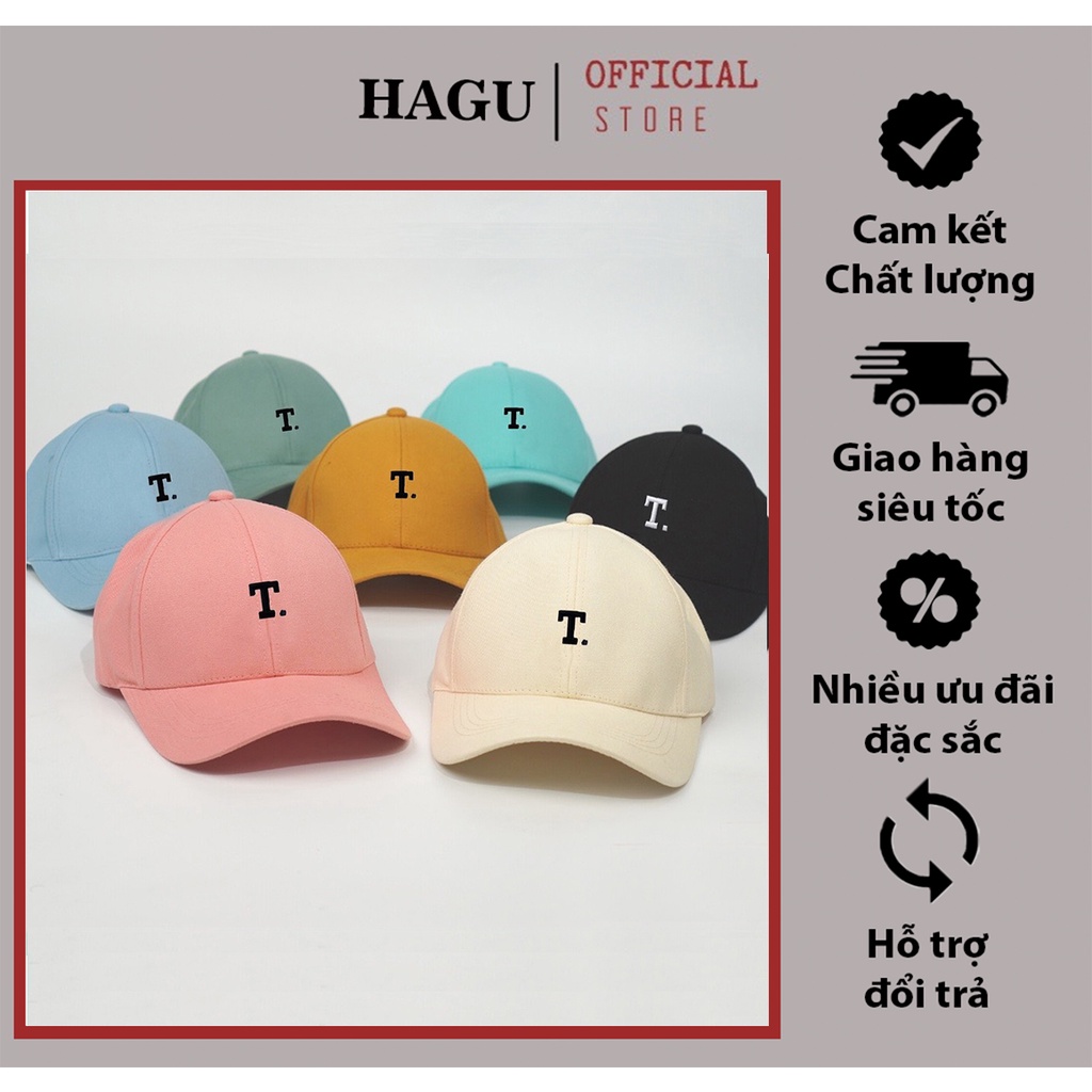 Mũ Lưỡi Trai Nón Kết Nhung Cao Cấp Thêu Chữ T 480 Phong Cách Ulzzang Form Unisex Nam Nữ