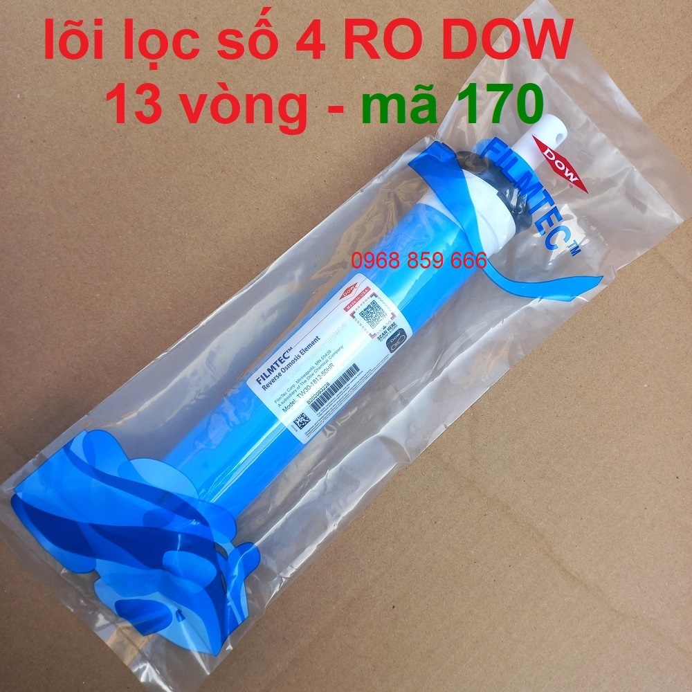 Lõi lọc nước số 4 ,màng lọc RO DOW FILMTEC các loại