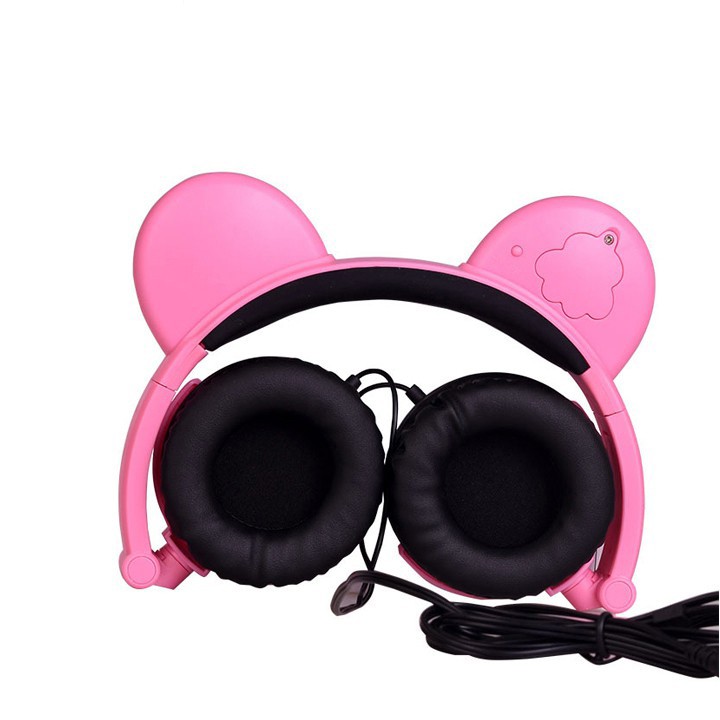 Tai nghe mèo cute dễ thương cao cấp, Headphone tai mèo cute cho nữ âm thiết kế chống ồn âm thanh trầm ấm, MDT098