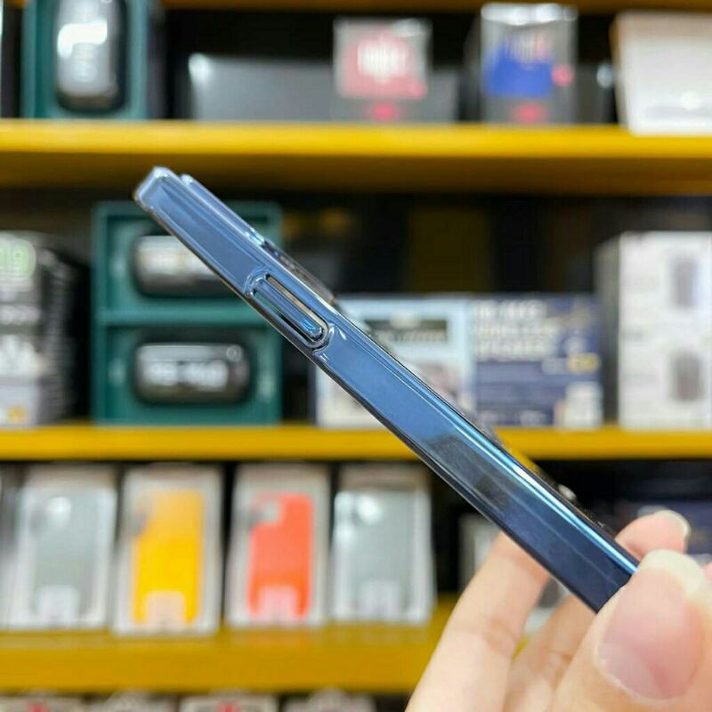 ( iphone 15 ] Ốp cao cấp Devia lưng trong viền màu cho Iphone 15 pro max/14 PRO MAX/14 PRO/13 PRO MAX/13 PRO/12 pro max