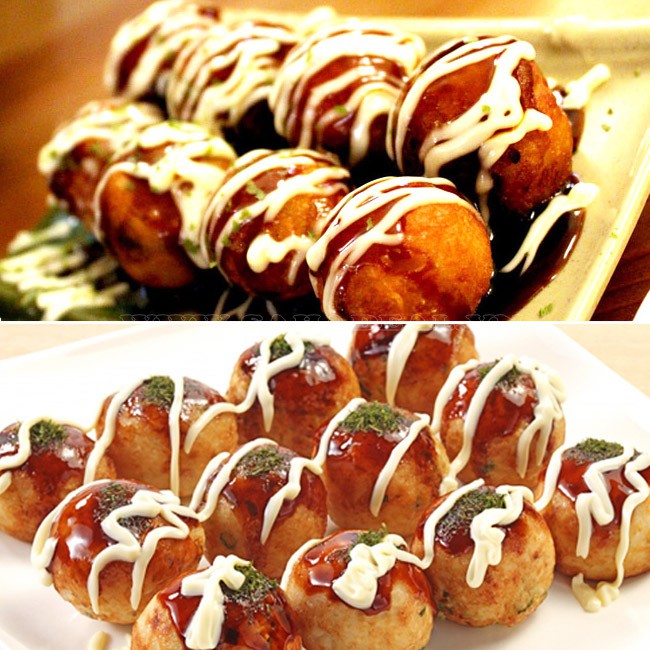 Khuôn Không Dính Làm Bánh Bạch Tuộc Takoyaki Nhật - 14 Bánh