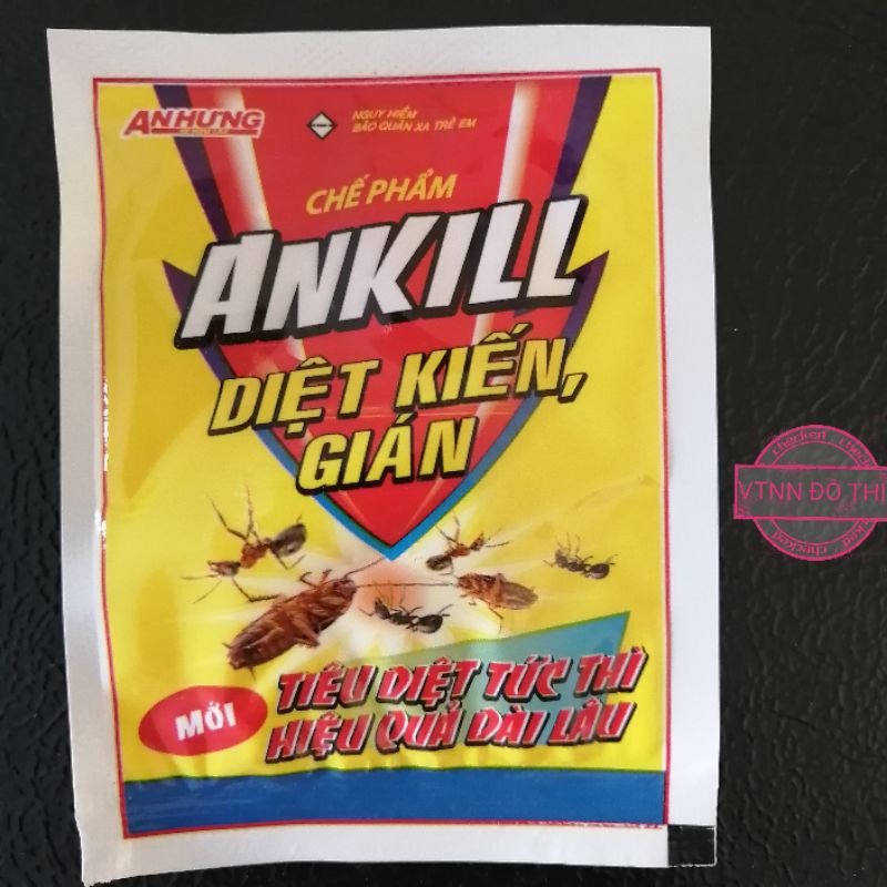 Chế phẩm diệt kiến, gián Ankill 10gr/ gói