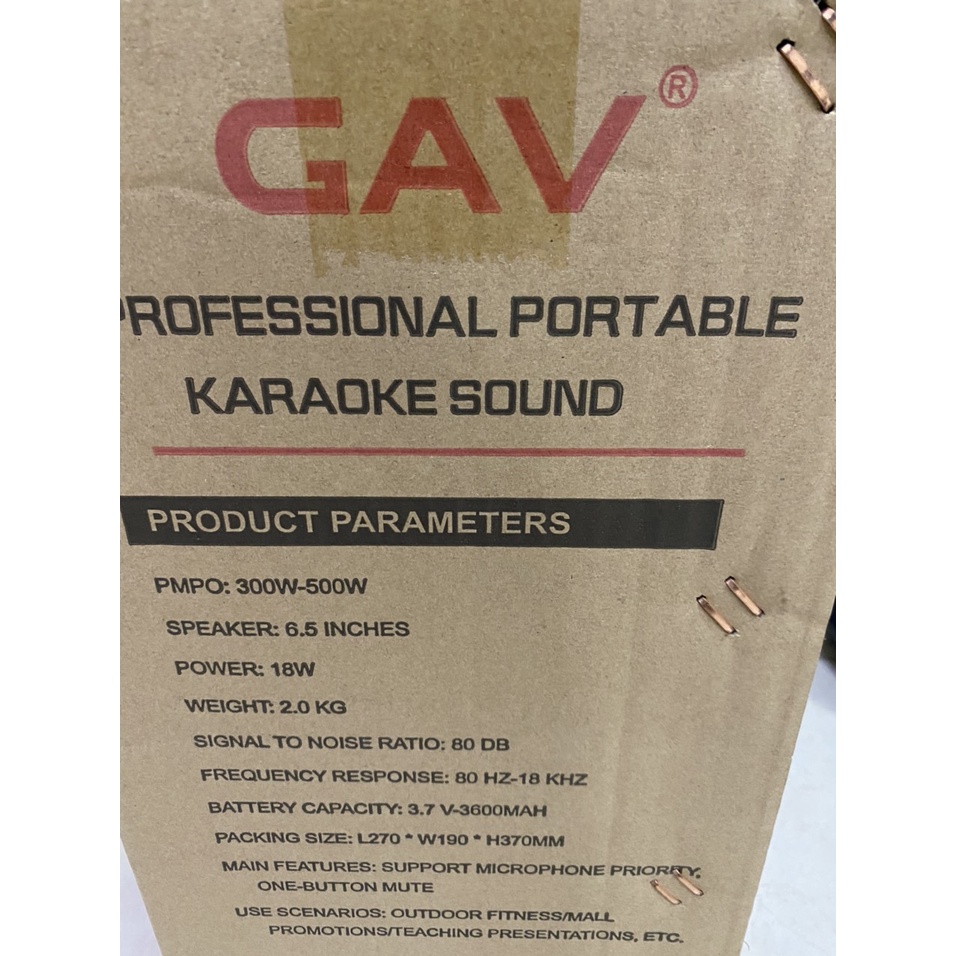 Loa karaoke  GAV K5 6inch5  2020 - Sản phẩm bán chạy