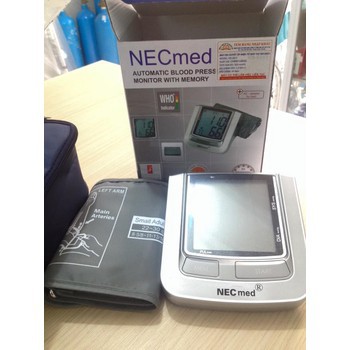 Máy đo huyết áp bắp tay Necmed - Nhật Bản( bảo hành 3 năm tặng kèm sạc pin)
