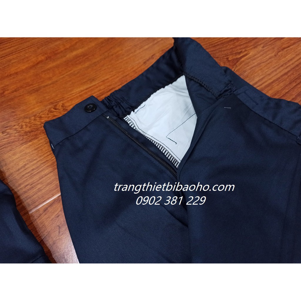 Quần áo bảo hộ lao động công nhân vải kaki Nam Định - DN09