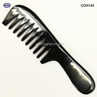 Lược Sừng răng thưa chải tóc xoăn, xù, rối (Size: L - 19cm) Massage đầu ❤️FREESHIP đơn > 50k❤️[COH145] HAHANCO