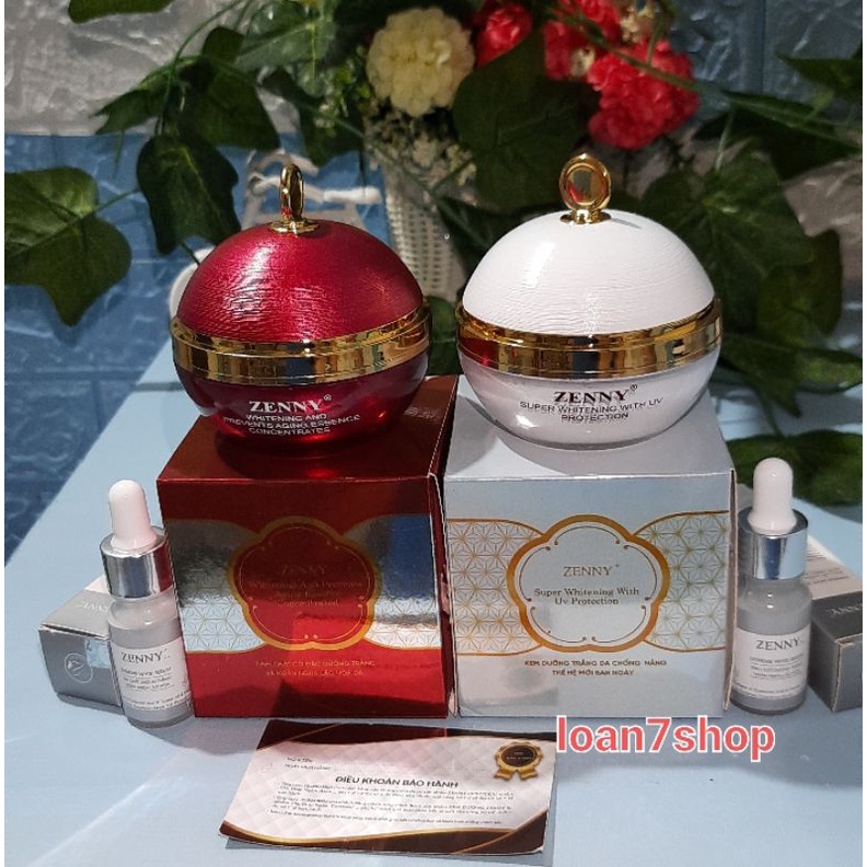 Kem zenny LUXURY tặng son, serum, srm  sỉ ib
