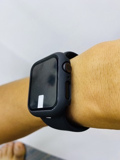 Ốp kính Apple Watch đen nhám