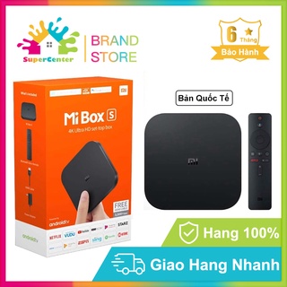 Mi Box S Xiaomi Android Tivi Box 4K hỗ trợ Tiếng Việt hỗ trợ Google Facebook Youtube