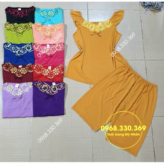Đồ bộ thun lạnh lửng cánh tiên đẹp
