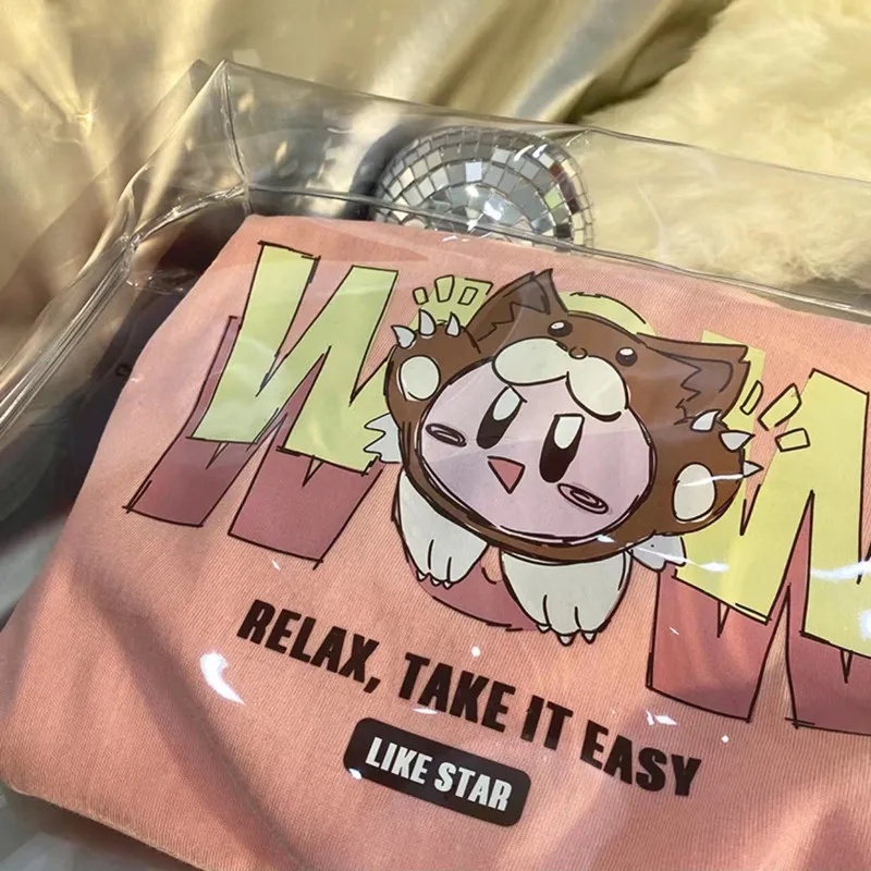 NRVP Áo Thun 100% Cotton Dáng Rộng Thời Trang Hàn Quốc Cho Nữ