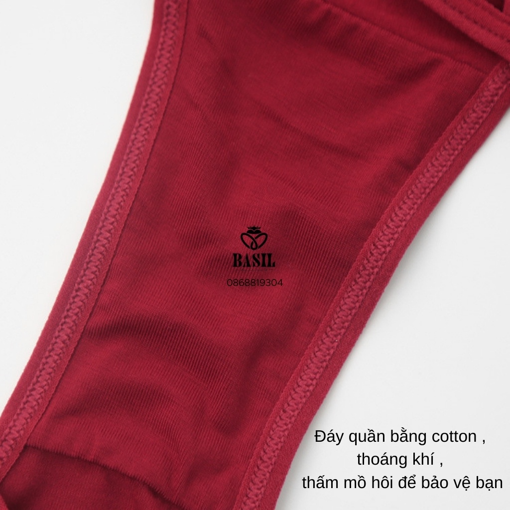 Quần lót S01 Basil cao cấp nữ cotton mềm thoáng mát