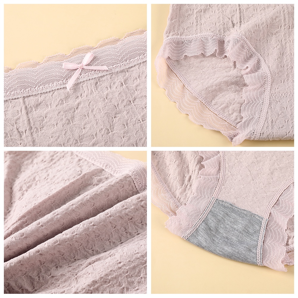 Quần lót AIJOLEN cotton đáy quần thoáng khí liền mạch phong cách mới cho nữ