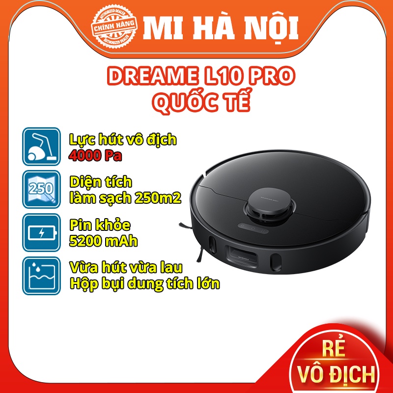 [Mã ELHA10 giảm 6% đơn 5TR] Robot hút bụi Dreame Z10 Pro / Dreame L10 Pro Chính Hãng – Bản Quốc tế - bảo hành 12 tháng