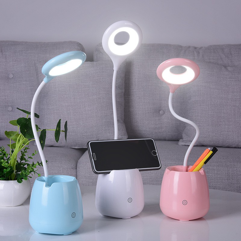 Đèn học đa năng, đèn học để bàn học sinh kết nối loa bluetooth, chiếu sáng, hộp đựng bút。