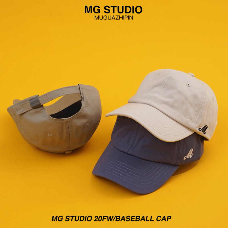 Mũ bóng chày MG STUDIO thêu chữ M thời trang cá tính