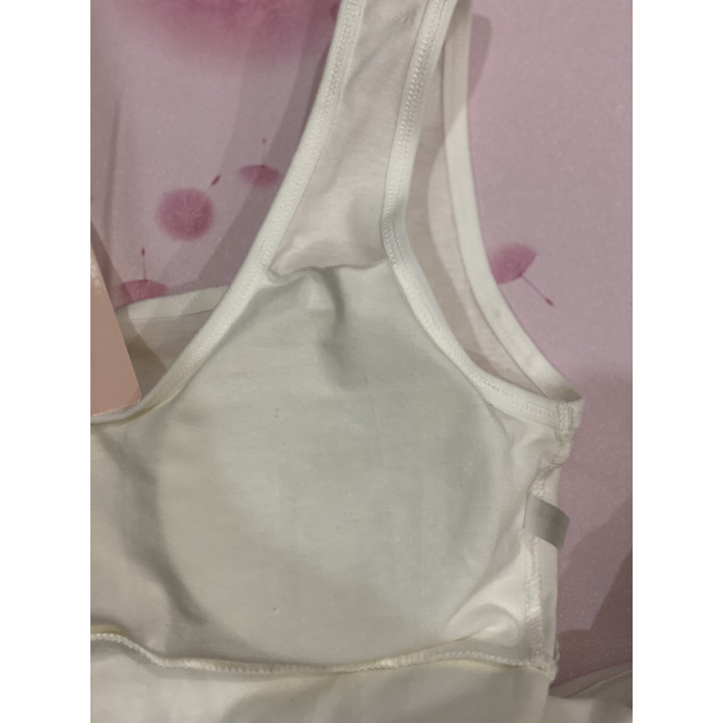 ÁO BRA HỌC SINH + ÁO LÁ HỌC SINH COTTON CÓ MÚT MỎNG - MÃ 202 | BigBuy360 - bigbuy360.vn