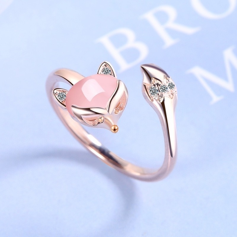 Nhẫn Mạ Bạc Đính Đá Mã Não Thời Trang