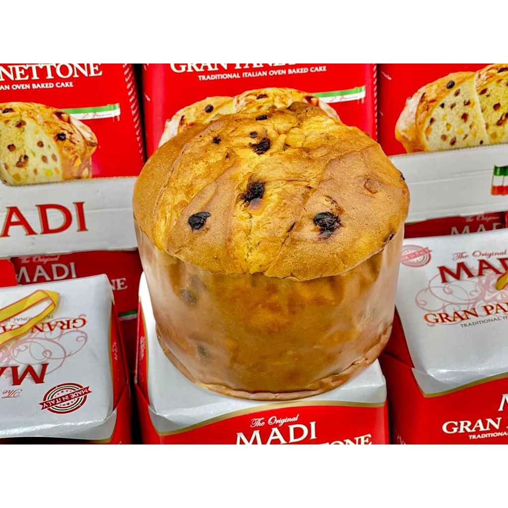 Bánh Ý ⚡MADI Gran Panettone⚡ bông lan nho,Chuẩn ngon Chuẩn nhập.