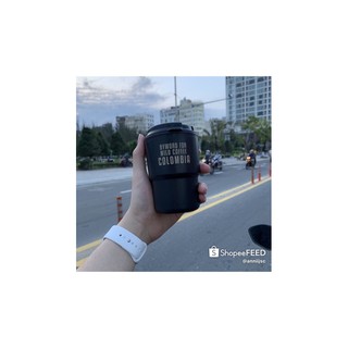 Ly giữ nhiệt cốc có nắp tiện lợi nóng lạnh - Ly uống nước - Cốc Cà Phê 320ml, chất liệu nhựa PP Hàng Xuất Nhật