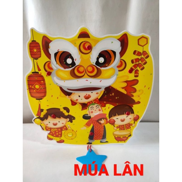 Đèn lồng con vật trung thu hát tiếng việt