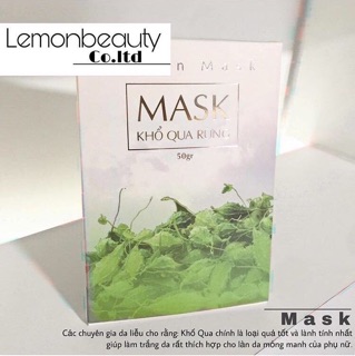 [QUÀ TẶNG NHƯ HÌNH] MẶT NẠ KHỔ QUA RỪNG LEMONBEAUTY