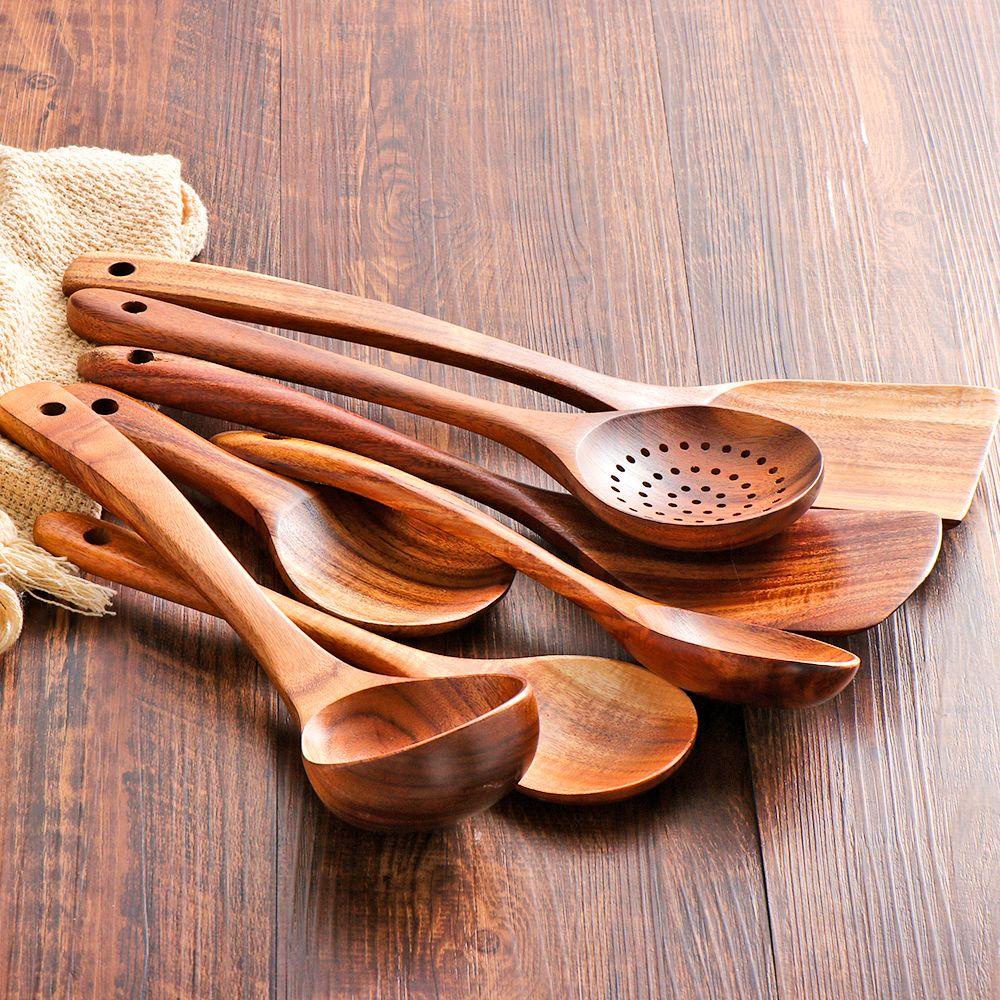 Muỗng Gỗ 1 Dụng Cụ Nấu Ăn Tiện Dụng Cho Nhà Bếp