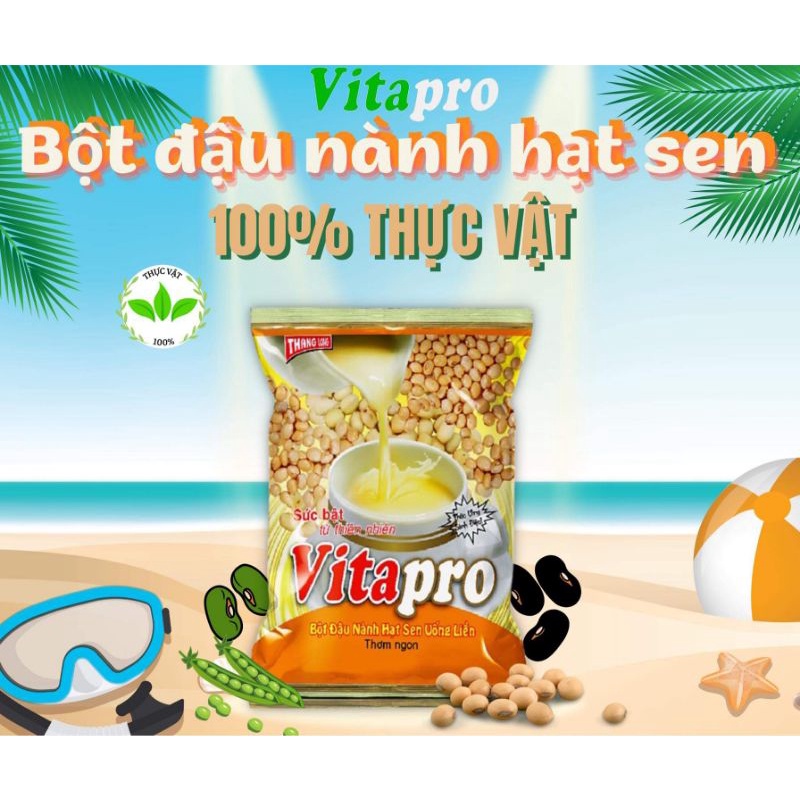 BỘT ĐẬU NÀNH HẠT SEN 350GR VITAPRO