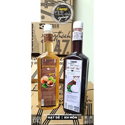 siro môn 1747 urban barman 730ml