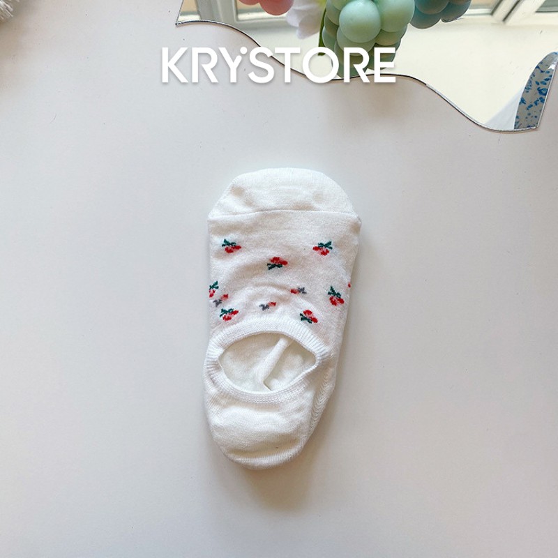 Tất lười nữ đẹp cute set hoa quả phong cách hàn quốc TL01