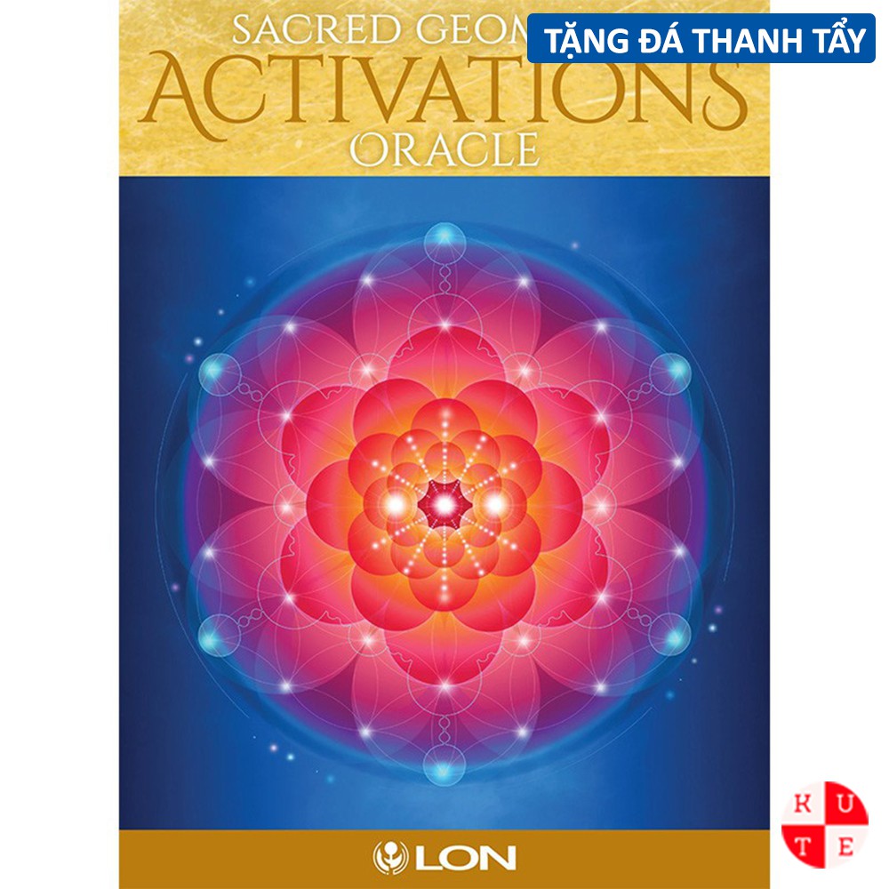 Bài Oracle Sacred Geometry Activations 55 Lá Bài Tặng Đá Thanh Tẩy C110