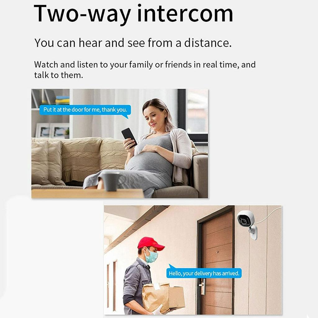 Camera An Ninh Thông Minh A3 1080P Kết Nối WiFi Hỗ Trợ Tầm Nhìn Ban Đêm Cho Bé