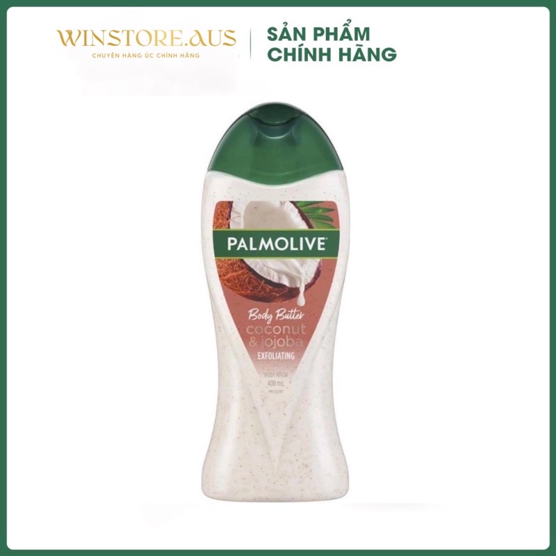 Sữa Tắm Tẩy Tế Bào Chết,Dưỡng Ẩm Palmolive Nội Địa Úc 400ml