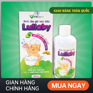 [VITAL PHARMA] Nước tắm gội cho bé Lullaby cho bé 200ml