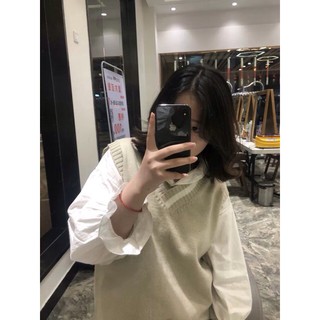 _ORDER_ Áo gile len cổ tim basic 6 màu ( có ảnh thật )