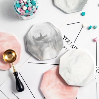 Lót đế cốc bằng sứ hình vân đá cao cấp