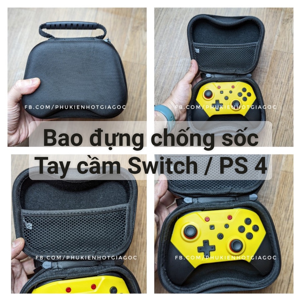 Bao đựng chống sốc tay cầm Pro controller Nintendo Switch / tay cầm PS 4 chống nước