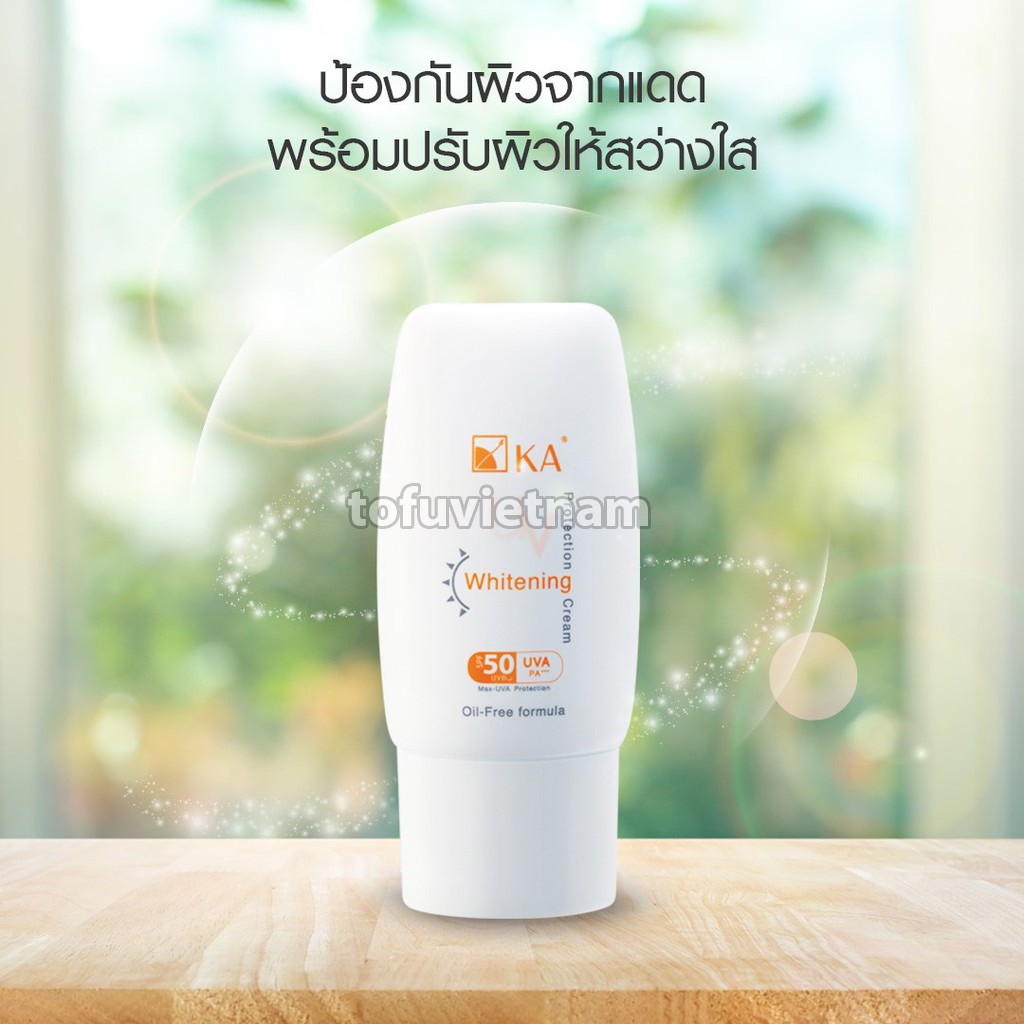 Kem dưỡng da chống nắng KA UV Protection Whitening Cream SPF 50+PA+++  15g